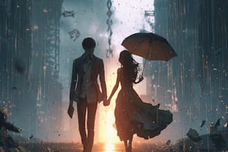 design romantic fantasy book cover with magical illustration