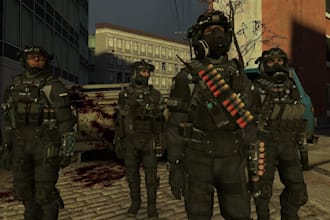 develop custom garrys mod addon port characters npcs and player models