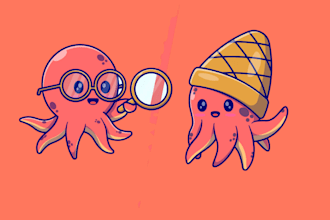 design custom vtuber logo cute kawaii