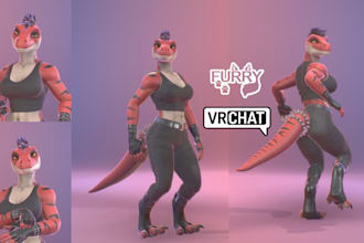 create vrchat furry avatar nsfw furry vrchat avatar vr fursona vr char character