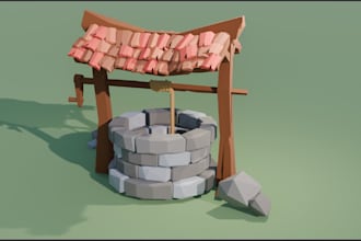 design optimized 3d game characters and props
