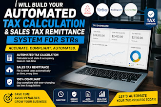 build your automated tax calculation sales tax remittance system for strs