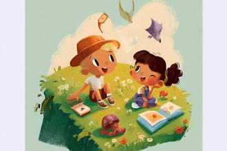 draw magical fantasy book covers and storybook illustrations