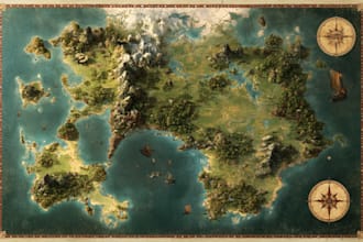 make a fantasy map for your dnd game