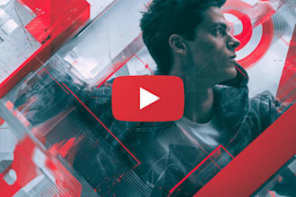 design a professional youtube banner for your channel