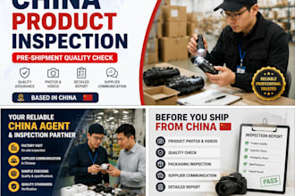 inspect your products in china before shipment