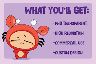 draw cute chibi stickers for you