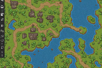 build a map with standard editor for your rpg maker game