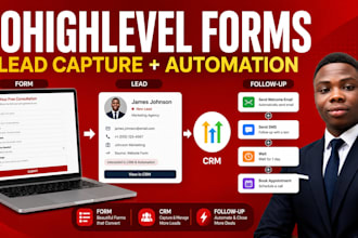 create gohighlevel forms, surveys and lead capture automation