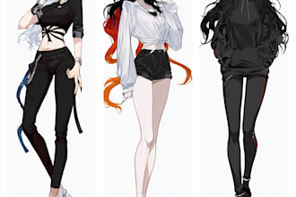 do create anime character art