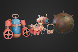 create stylized props ready to use in games