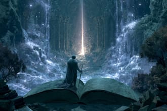 design unique fantasy book cover kindle ebook cover art