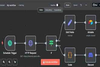 build n8n workflow automation and API integrations