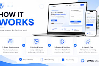design a custom wordpress landing page
