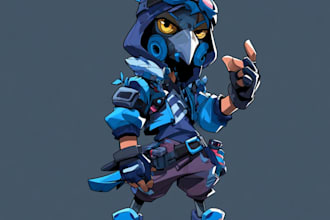 design professional mascot gaming illustration for you