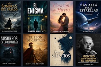 diseño de portadas de libros, diseño de portadas de libros electrónicos, portada