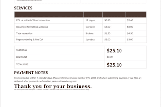 format and convert your documents professionally