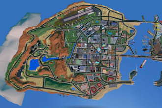 develop your roblox game , roblox studio, game map, scripting nd gameplay system