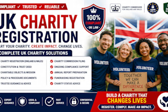 be your UK charity registration consultant for compliance