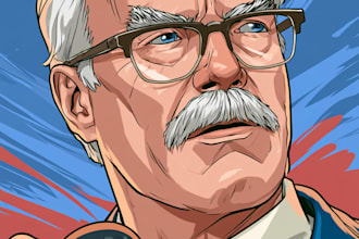 draw a custom political cartoon