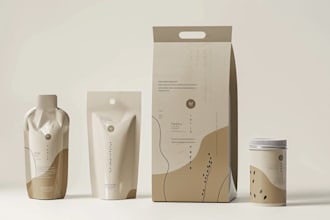 design product packaging, label, box and tube