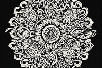 do unique traditional, mandala, polynesian tattoo design