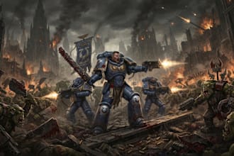 make a warhammer 40k character depending on your concept