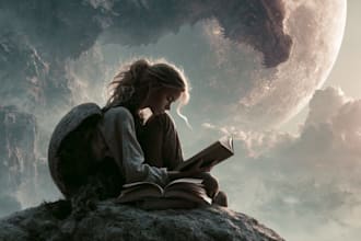 illustrate fantasy book covers and ebook cover art