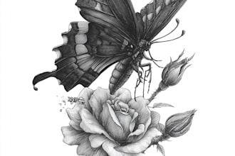 design a modern and minimalist tattoo design