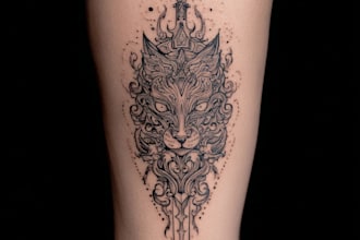design a modern and minimalist tattoo design