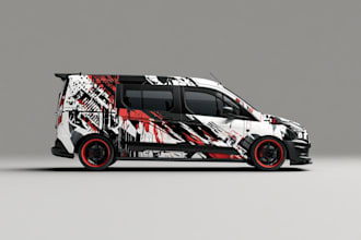 vehicle wrap design, car wrap design