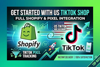 usa tiktok ads account and business manager for shopify dropshipping