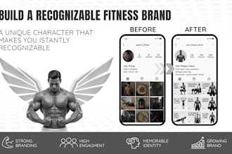 create a custom fitness mascot for your brand