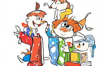 draw children illustrations for books