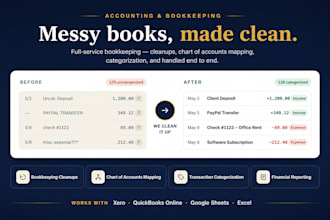 do bookkeeping and monthly accounting