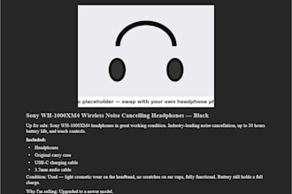 create professional product listings