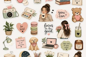 ready to sell everyday life stickers