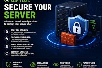 set up and secure your linux or windows server
