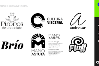 mini sistema de identidad visual para emprendedores