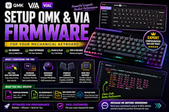 setup qmk and via firmware for your mechanical keyboard