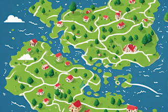do unique map illustrations