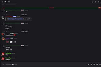 create and maintain a discord server for you