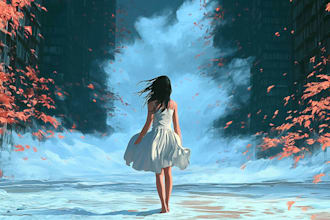 design romantic book cover with cinematic love art