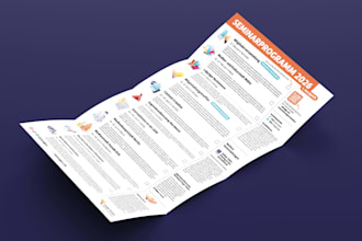 design a informational brochure for you