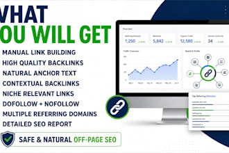build high quality SEO backlinks with manual white hat links