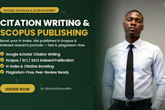 write and format a research article for scopus, sci, ssci, google scholar