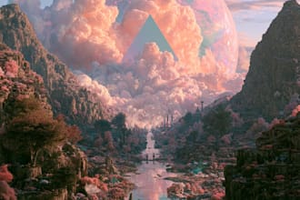 design fantasy music album cover