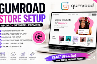setup gumroad store gumroad book promotion gumroad digital product gumroad