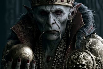 fantasy horror and fantasy horror character