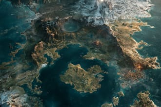 create event, tourist, and fantasy map illustration